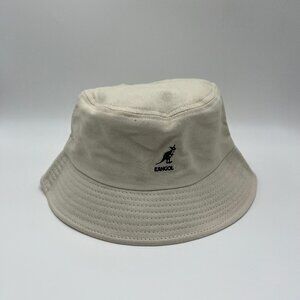 Kangol Washed Bucket Hat Flat-topped Fisherman Hat